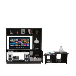 Combo Habitación Einar, Rack de Tv + Mesa de Centro