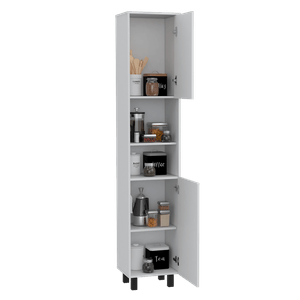 Alacena Hobart, Blanco, con dos puertas batientes