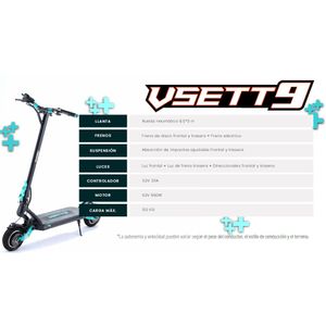 Patineta Eléctrica Vsett 9 52V 13AH