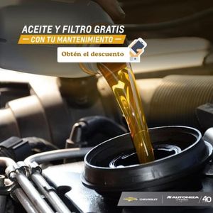 10% de Descuento en cambios de aceite – Autoniza Chevrolet