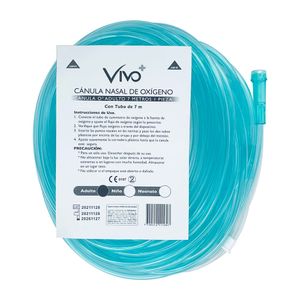 Canula Nasal De Oxigeno Adulto Vivo+ 7 Metros