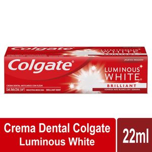 Crema Dental Colgate Luminous White Brilliant X 22ml