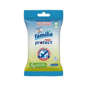 Pañitos Húmedos Familia Antibacterial Herbal X 10Und