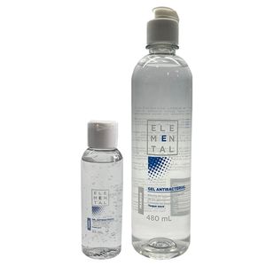 Gel Antibacterial Elemental X 480Ml + Gel X 58Ml