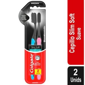 Cepillo Dental Colgate Slim Soft Carbon Active X 2und