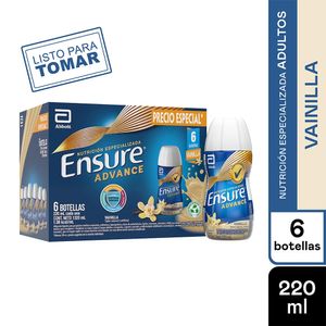 Oferta Ensure Advance Vainilla 220Ml X 6Und
