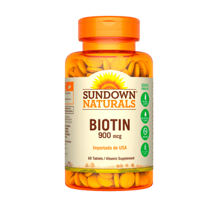 Biotin Sundown Natural 900Mgc X 60 Tabletas