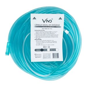 Canula Nasal De Oxigeno Adulto Vivo+  15 Metros