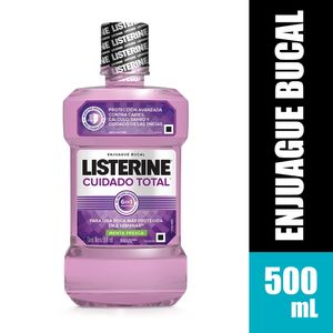 Enjuague Bucal Listerine Cuidado Total X 500Ml