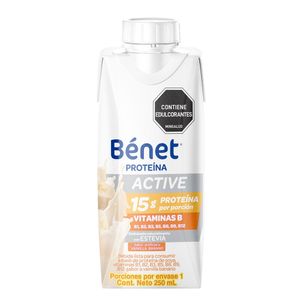 Bebida Benet Active Vainilla Banano X 250ml