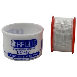 Esparadrapo Tela Begut 1/2 Pulgadas X 1 Yarda X 1Und