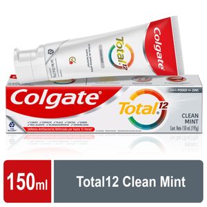 Crema Dental Colgate Total 12 Clean Mint X 150Ml
