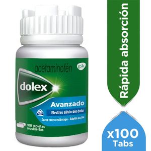Dolex Avanzado 500mg X 100 Tabletas