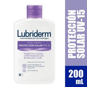 Crema Corporal Lubriderm Fps15 X 200ml