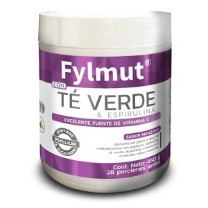 Te Verde Espirulina Vitamina C Fylmut Sabor Manzana 450G