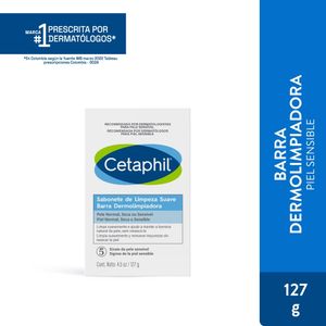 Barra dermolimpiadora Cetaphil x 127g