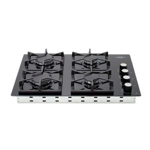 Estufa de empotrar Haceb 60 cm 4 Puestos Gas Natural Tandoori 6043 Negro
