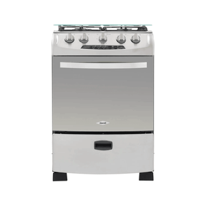 Estufa de Piso Haceb 4 Puestos Gas Natural Orégano 60 cm Ultra Gris