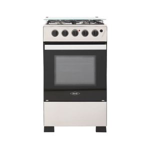 Estufa de Piso Haceb 4 Puestos Gas Natural Romero 50 cm Gris