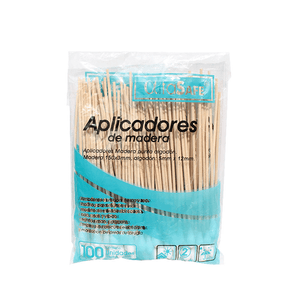 Aplicadores Alfasafe De Madera X 100Und