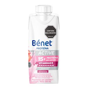 Bebida Benet Active Frutos Rojos X 250ml