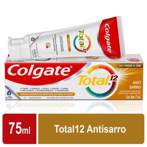Crema Dental Colgate Total 12 Antisarro X 75Ml