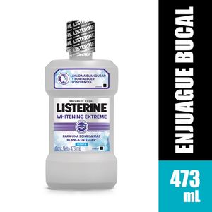 Enjuague Bucal Listerine Whitening Extreme X 437Ml