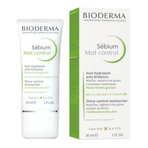 Crema Matificante Para Piel Mixta A Grasa Bioderma Sébium Mat Control X 30ml