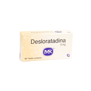 Desloratadina Mk 5Mg Caja X 10 Tabletas Recubiertas