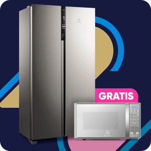 Nevecón Electrolux Side By Side 442 Litros ERSA44V3HVG Silver