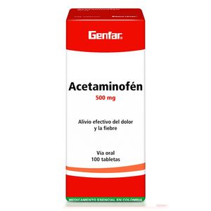 Genfar Acetaminofen 500Mg