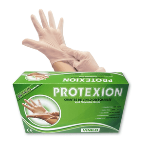 Guantes Vinilo T.L Caja X100Und.Protex Ion