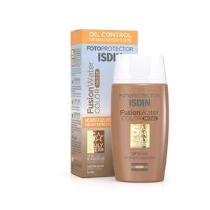 Isdin Fotoprotector Fusión Water Color Bronce Spf50 50ml - Protector Solar Facial Con Color