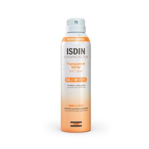 Isdin Fotoprotector Transparent Spray Wet Skin Spf50 250ml - Protector Solar Corporal