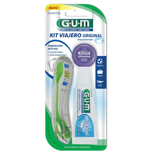 Kit Cepillo Gum Travel + Pasta + Hilo X 3Und