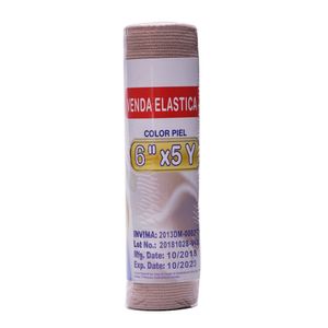 Venda Elástica Begut Color Piel De 6"X 5 Yardas X 1Und