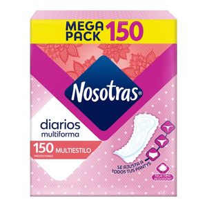 Protectores Diarios Nosotras Multiestilo X 150Und