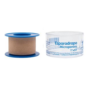 Esparadrapo Microporoso Seven 1 Pulgada X 5 Yardas X 1Und