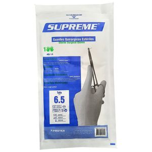 Guante Quirurgico Esteril Supreme Talla 6.5 X 1Par