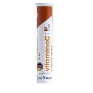 Nutrazul Vitamina C + B2 + Zinc Limon X 20 Tabletas