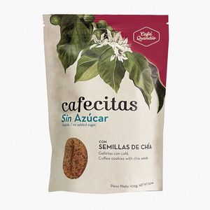 Galletas Cafecitas Cafe Quindio Sin Azucar Chia X 100gr