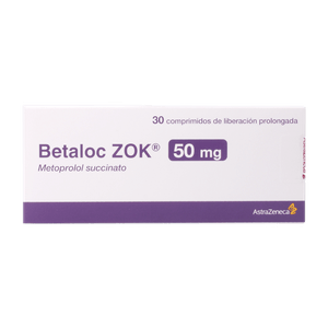 Betaloc Zok 50Mg X 30 Tabletas