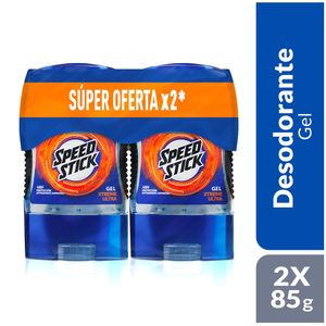 Desodorante Antitranspirante Hombre Speed Stick 24/7 Xtreme Ultra Tech Gel 85g X 2Und