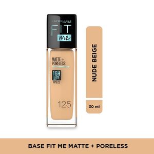 Base Líquida Maybelline Fit Me Matte Poreless  X 30Ml