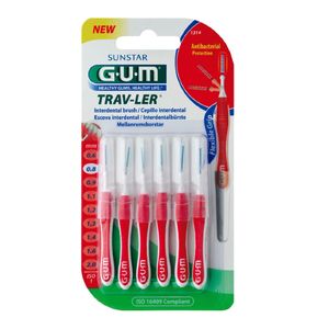 Cepillo Gum Trav-Ler Cilindro 0.8mm X 6Und