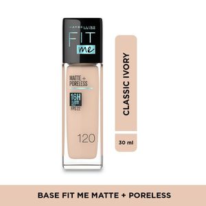 Base Líquida Maybelline Fit Me Matte Poreless  X 30Ml