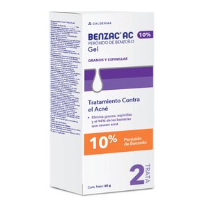 Benzac Ac Gel Facial Antiacne X 10% X 60Gr
