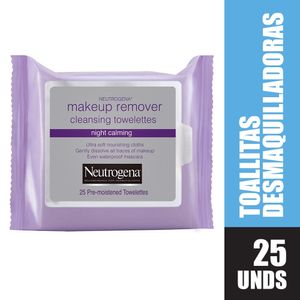 Toallitas Desmaquillantes Neutrogena Night Calming X 25und