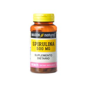 Spirulina Mason Natural 500mg Frasco X 100 Tabletas