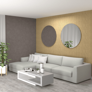 Panel Art 3D Decorativo, Cafe Claro, para decorar tus espacios X2